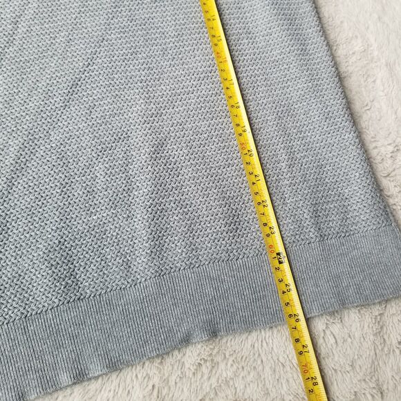 Perry Ellis Sweater Men's S Quartet Zip  Fisherman Woven Neutral Minimalist - Picture 7 of 8